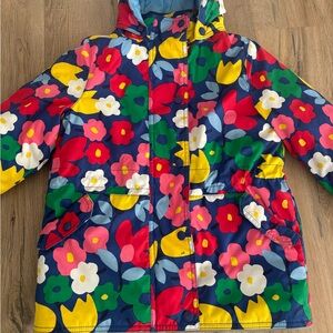 Hanna Andersson Multicolor Floral Raincoat